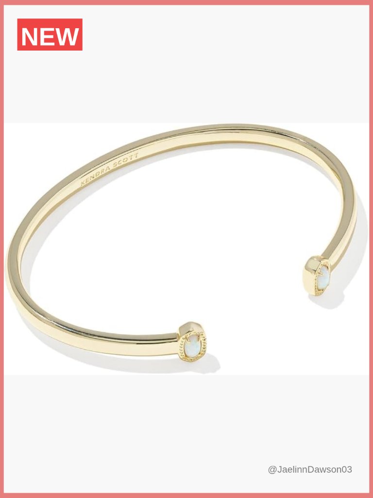 Mini Elton Cuff Bracelet, Gold Plated Brass, 6.25 In, Open Cuff